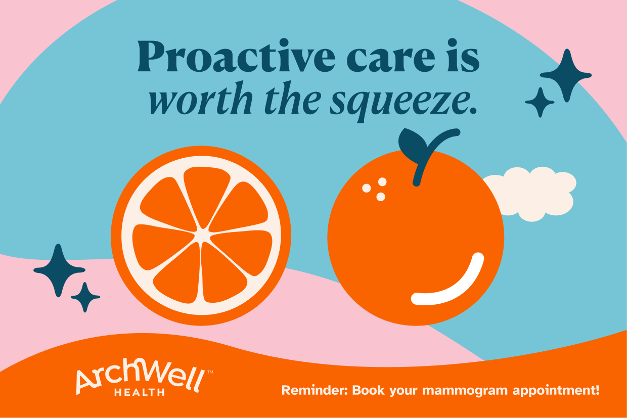 Postcard: “Proactive care is worth the squeeze.”